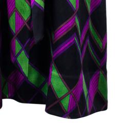 Pre Owned Diane von Furstenberg Sapphire Multicolor Dress S