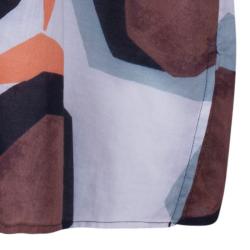 Pre Owned Diane von Furstenberg Helma Animal Print Kaftan Top M