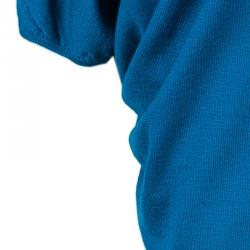 Pre Owned Diane von Furstenberg Teal Mulan Knit Dress M