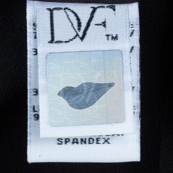 Pre Owned Diane Von Furstenberg Black Lace India Dress L