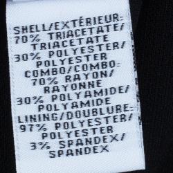 Pre Owned Diane Von Furstenberg Black Lace India Dress L