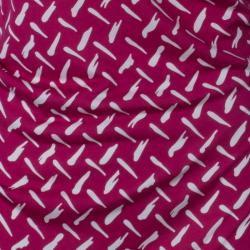 Pre Owned Diane Von Furstenberg Pink Printed Gabi Silk Jersey Dress L