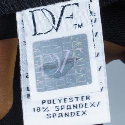 Pre Owned Diane von Furstenberg Black Lace Dahlia Dress L