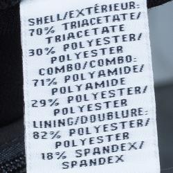 Pre Owned Diane von Furstenberg Black Lace Dahlia Dress L