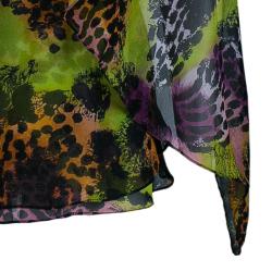 Pre Owned Diane von Furstenberg Multicolor Print Marroca Top M