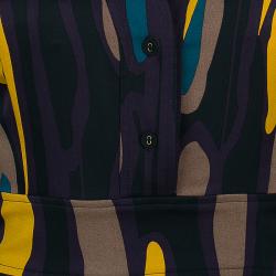 Pre Owned Diane von Furstenberg Leja Multicolor Belted Dress M