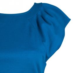 Pre Owned Diane von Furstenberg Turquoise Thane Dress M