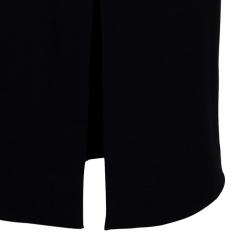 Pre Owned Diane von Furstenberg Black Phyllis Dress L