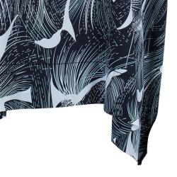 Pre Owned Diane von Furstenberg Monochrome Print New Hanky Top M/L