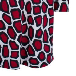 Pre Owned Diane von Furstenberg Vintage Print Long Sleeve Reina Dress L