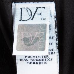 Pre Owned Diane Von Furstenberg Multicolor Print Yvette Dress XS