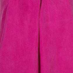 Pre Owned Diane Von Furstenberg Maui Fuschia Halter Dress M
