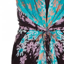 Pre Owned Diane von Furstenberg Multicolor Mademmoiselle X Dress S