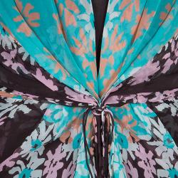 Pre Owned Diane von Furstenberg Multicolor Mademmoiselle X Dress S