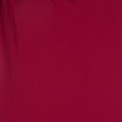 Pre Owned Diane Von Furstenberg Red New Liluye One Shoulder Short Dress M