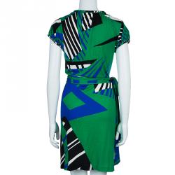 Pre Owned Diane von Furstenberg Multicolor Aurelia Dress S