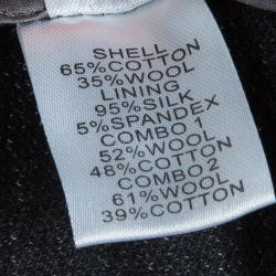 Pre Owned Diane von Furstenberg Grey Wool Dorothea Sleeveless Dress S