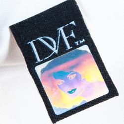 Pre Owned Diane von Furstenberg Yellow Pleated Eliza Dress M