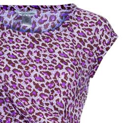 Pre Owned Diane von Furstenberg Purple New Della Silk Dress S