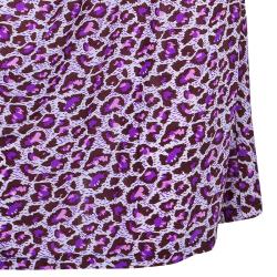 Pre Owned Diane von Furstenberg Purple New Della Silk Dress S