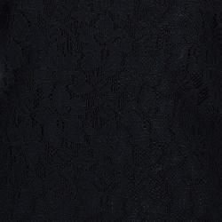 Pre Owned Diane Von Furstenberg Black Lace Zarita Dress XL