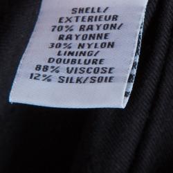 Pre Owned Diane Von Furstenberg Black Lace Zarita Dress XL