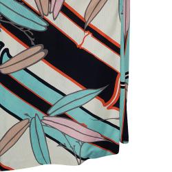 Pre Owned Diane von Furstenberg Multicolor Rona Wrap Around Dress S/M