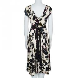 Pre Owned Diane von Furstenberg Multicolor Heerlen Wrap Around Dress M