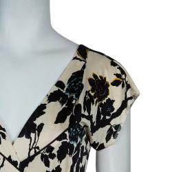 Pre Owned Diane von Furstenberg Multicolor Heerlen Wrap Around Dress M