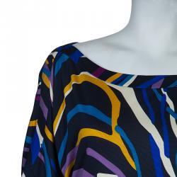 Pre Owned Diane von Furstenberg Multicolor Giselle Dress M