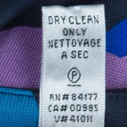 Pre Owned Diane von Furstenberg Multicolor Giselle Dress M