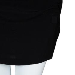 Pre Owned Diane Von Furstenberg Pink and Black Loranne Sleeveless Dress M