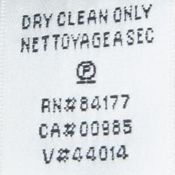 Pre Owned Diane von Furstenberg Black Belted Top S