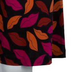 Pre Owned Diane von Furstenberg Leyah Combo Silk Dress S