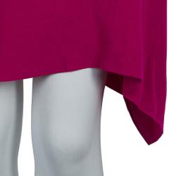 Pre Owned Diane Von Furstenberg Fuschia Beonica Dress L