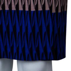 Pre Owned Diane Von Furstenberg New Julian Two Printed Wrap Dress S