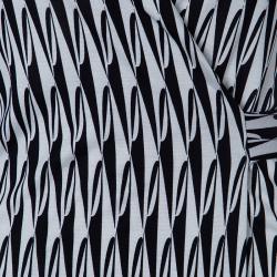Pre Owned Diane Von Furstenberg New Julian Two Printed Wrap Dress S