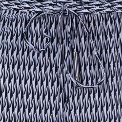 Pre Owned Diane Von Furstenberg Benett Two Print Monochrome Printed Silk Pants L