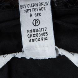 Pre Owned Diane Von Furstenberg Black Sequin Embellished Blazer M