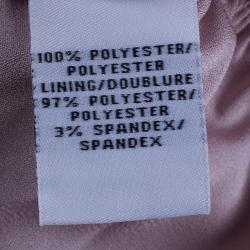 Pre Owned Diane Von Furstenberg Ria Blush Pink Pleated Dress L