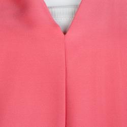 Pre Owned Diane von Furstenberg Pink Silk Batwing Sleeve Meiko Blouse P