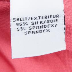 Pre Owned Diane von Furstenberg Pink Silk Batwing Sleeve Meiko Blouse P