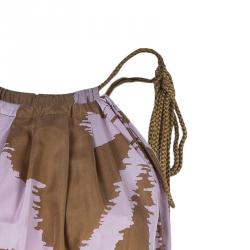 Pre Owned Diane Von Furstenberg Naro Printed Dress S