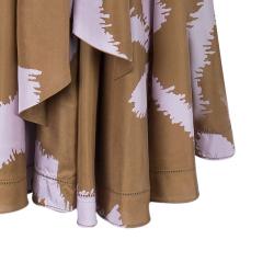 Pre Owned Diane Von Furstenberg Naro Printed Dress S