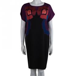 Pre Owned Diane von Furstenberg Multicolor Printed Harriet Tunic Dress S