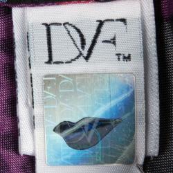 Pre Owned Diane von Furstenberg Multicolor Printed Harriet Tunic Dress S