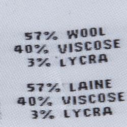 Pre Owned Diane Von Furstenberg Navy Blue Boymuda Shorts M