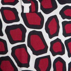 Pre Owned Diane Von Furstenberg Stone Leopard Print Silk Jersey Reina Dress S