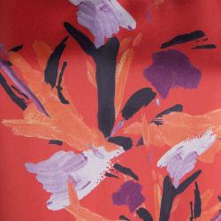Pre Owned Diane Von Furstenberg Multicolor Silk Print Dayle Top XS