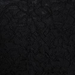 Pre Owned Diane von Furstenberg Black Lace Long Sleeve Gadie Top XS